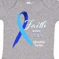 thumbnail image 4 of Inktastic Faith over Fear Hydrocephalus Awareness with Blue Ribbon Boys or Girls Baby Bodysuit, 4 of 5