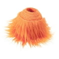thumbnail image 3 of Faux Fabric, Shaggy Fabric Cuts Home Decor, Soft Breathable ming, Artificial Orange, 3 of 8