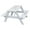 White, variant on Curonian Smelis Kids Picnic Table