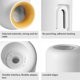 thumbnail image 4 of Dispensador Injueey de montaje en pared soporte de exprimidor automático Blanco amarillo HA063043-02B, 4 of 6