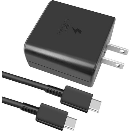 45W USB C Super Fast Wall Charger for Samsung Chromebook, HP/Thinkpad/Acer Type C Charger, Galaxy Tab, and more