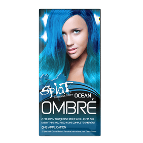 Splat Ombre Dream Hair Color Kit Semi Permanent Blue Purple