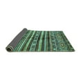 thumbnail image 2 of Ahgly Company Indoor Rectangle Abstract Turquoise Blue Modern Area Rugs, 6' x 9', 2 of 4