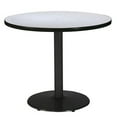thumbnail image 2 of KFI Studios Mode 2.5' x Round' Dining Table, Natural, Silver Base, 2 of 3