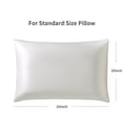 thumbnail image 4 of Stonecrest Silk Pillowcase (White, STD), 4 of 5