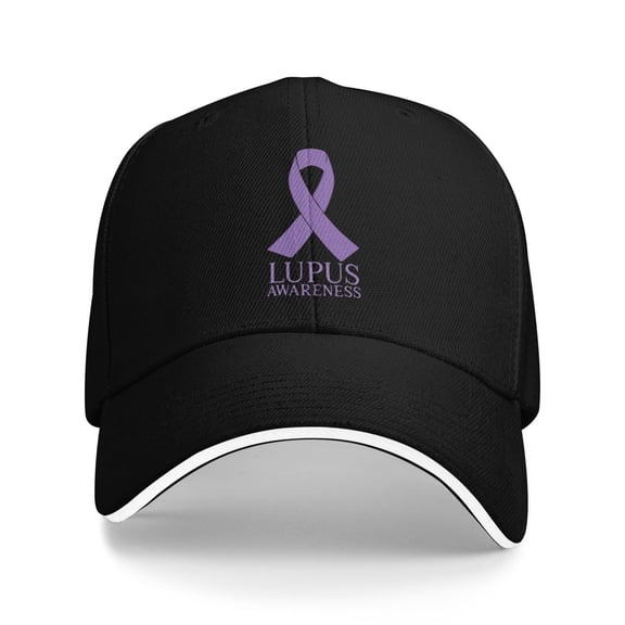 Lupus Awareness Unisex Adult Baseball Caps Adjustable Casquette Dad Hat Sandwich Cap Outdoors Headwear