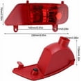 thumbnail image 5 of Conjunto de luz antiniebla trasera roja Desiderio, accesorios de repuesto para automóvil para PEUGEOT 3008 5008 2009-2016, derecha 6351HG, 5 of 5