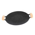 thumbnail image 1 of DOLITY BBQ Grill Cooking Pans Barbecue Plate Durable Binaural Design Frying Griddle Pan 32cm, 1 of 7