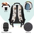thumbnail image 4 of Yuyamidu Highland Cow Backpack for School Girls with Lunch Box 4Pcs Bow School Bag Set and Lunch Bag Pencil Case Water Bottle Holder Elementary Middle Bookbag Kids Child Daypack Rucksack, 4 of 8