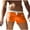 Orange, variant on Ynynloco Mens Swim Trunks Swimwear Bathing Suit Swim Brief Square Leg Board Short S-2XL