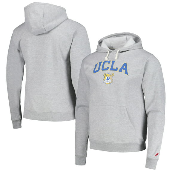 Men's League Collegiate Wear  Heather Gray UCLA Bruins Tall Arch Essential Pullover Hoodie