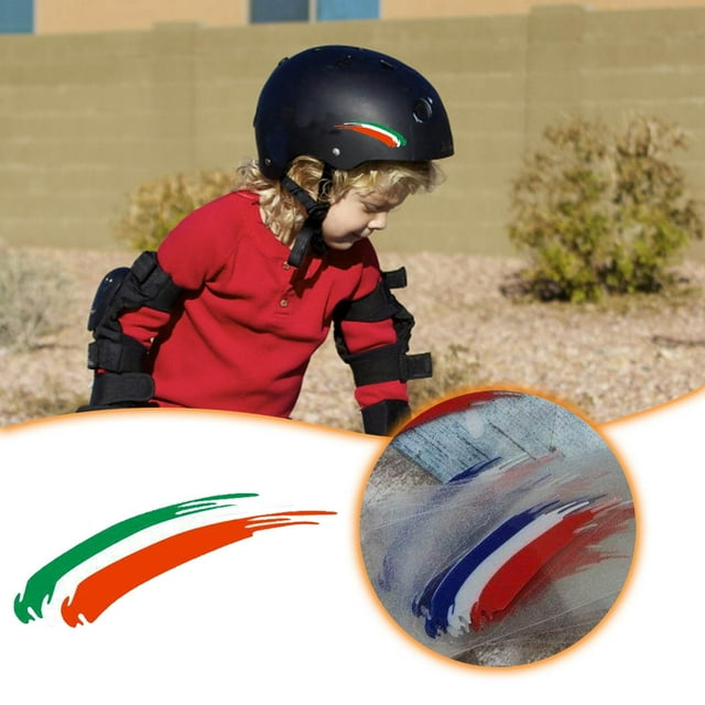 Autocollant de Drapeau Réglage Sports Extérieur Autocollant de Voiture Écran Solaire Automobile Moto Scooter Quad Vélo Emblème