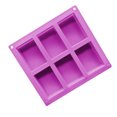 thumbnail image 4 of Toystoory Molde para pasteles de silicona con 6 ranuras para pasteles, molde antiadherente para hornear, bandeja para hornear DIY, herramienta de Color Herramientas y accesorios para hornear Toystoory HA001305-00, 4 of 6