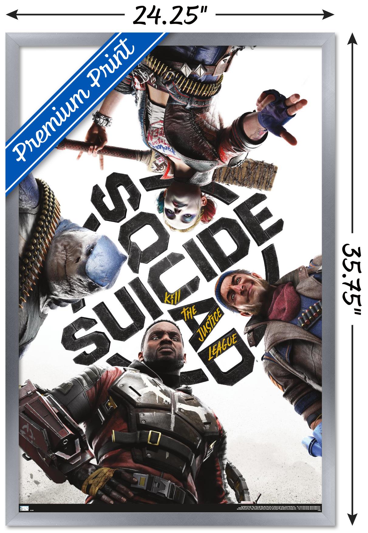 DC Comics Suicide Squad: Kill The Justice League - Key Art Wall Poster, 22.375" x 34" Framed