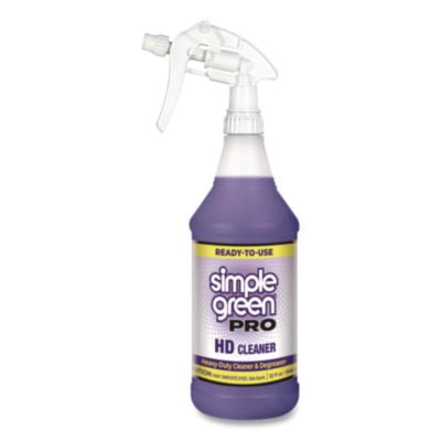 Pro HD Cleaner Ready-To-Use, 32 oz Spray Bottle, 12/Carton