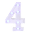 thumbnail image 1 of Yuarrent Número colorido Lámpara de noche LED Número de lámpara 0-9 Lámpara de decoración de luz de modelado con 16 colores cambiantes 4 Iluminación y accesorios Numero 5 Yuarrent HA026552-05, 1 of 1