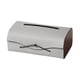 thumbnail image 4 of Funda para Caja de Pañuelos de Cuero PU Macarena Organizador Clásico Multiusos Gris, 4 of 8