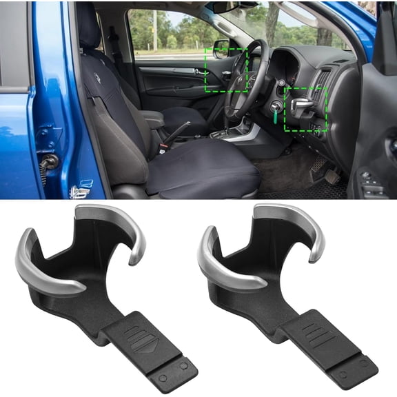 1Pc Dashboard Cup Holder Inserts Compatible with Chevy Colorado S10 Trailblazer 2017-2022, Replace OE# 52124622, Front Console Drink Holder Replacement