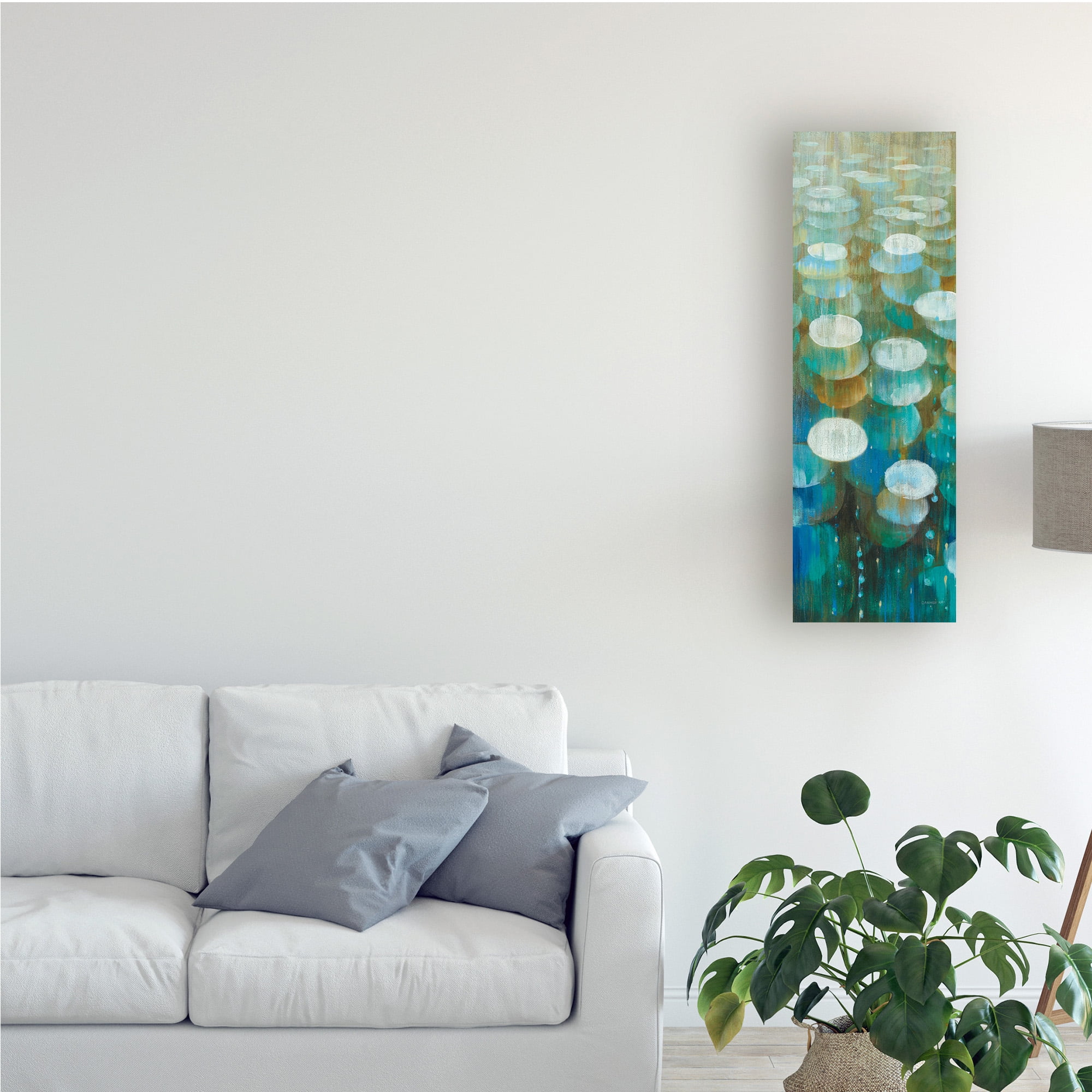 Trademark Fine Art 'Raindrops II' Canvas Art by Danhui Nai