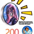 thumbnail image 6 of Electronic Digital Badges Animes Pin Button with GIF/Videos/Photos Display Bluetooth-Compatible Cosplay Gift for Animes Fan, 6 of 8