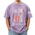 thumbnail image 2 of We the People 250 Anniversary USA Shirts for Men American Flag T-Shirt 4th of July Shirt 250 Years Birthday Patriotic Mens Tops Purple XXL, 2 of 5