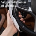 thumbnail image 5 of Carbon Fiber Silicone Anti-Slip Car Steering Wheel Cover Universal Fit, Carbon Fiber Steering Wheel Cover, Fibra De Carbono para Carro, 3 Piece Steering Wheel Covers, Snap On, 5 of 7