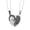 Black silver, variant on Couple Kitten Necklace Titanium Steel Matching Pendant Jewelry Piece For Lovers