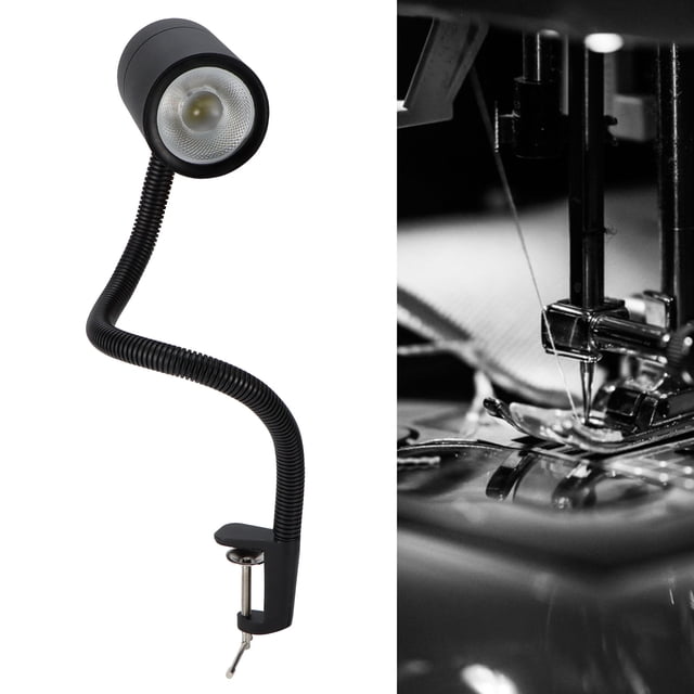 Luz de Trabajo Ajustable, Luz de Trabajo de Torno, Luz Led, Luz CNC, Falla de Baja Luz Fácil de Instalar para Leer, Aprendizaje de la Máquina de Coser