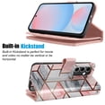 thumbnail image 3 of Wallet Case for Samsung Galaxy S24 FE Wallet Case 6.7" 5G (2024), [9 Card Slots] Luxury PU Leather Credit Holder Carrying Folio Flip [Detachable] Kickstand Magnetic Phone Cover & Lanyard [Marble], 3 of 5
