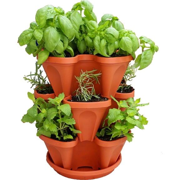 Mr. Stacky Hanging Vertical Stacking Planter