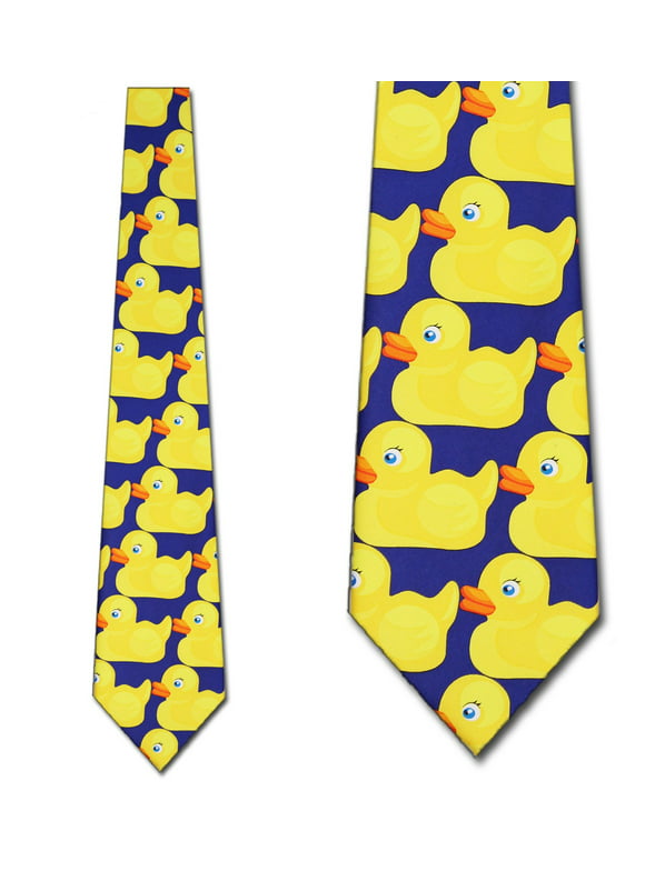 Rubber Ducky Repeat Necktie Mens Tie