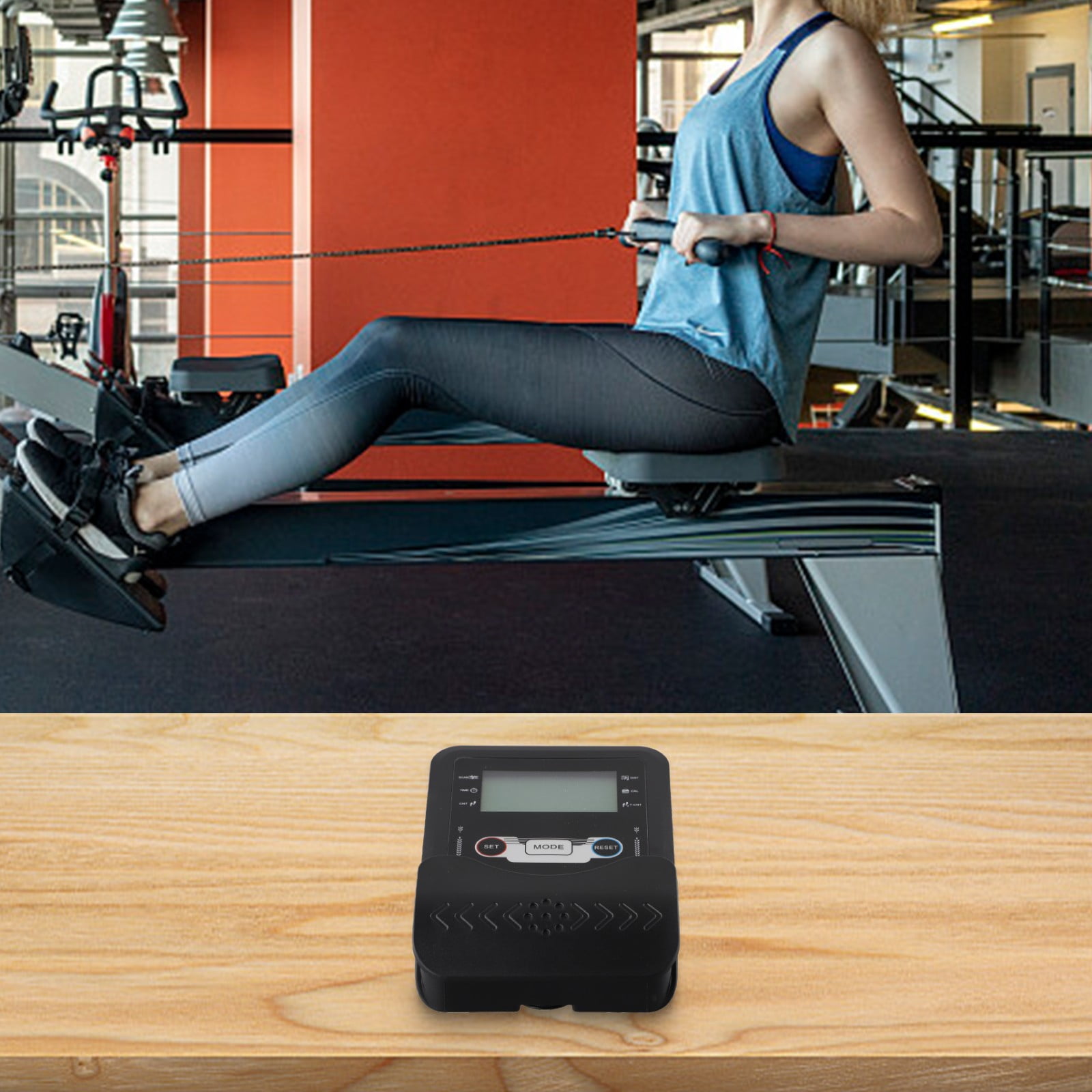 PASILI Lightweight Rowing Machine Speedometer Counter For Fitness Enthusiasts