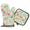 Multicolor 2, variant on CURLYOOT Various Fruit Oven Mitts and Pot Holders 2 pcs Set, Decorative Kitchen Gloves Hot Pads Banana Apple Orange Washable Oven Glove for Cooking Baking