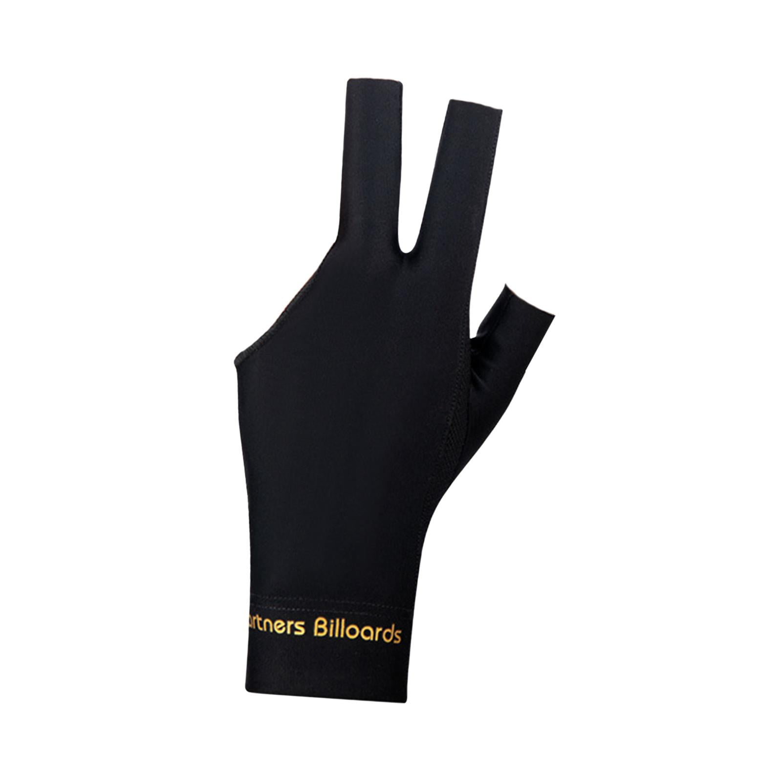 koolsoo 3 Finger Billiard Gloves, Pool Cumit Comfort, Cue Accessories, Professional Pool Black