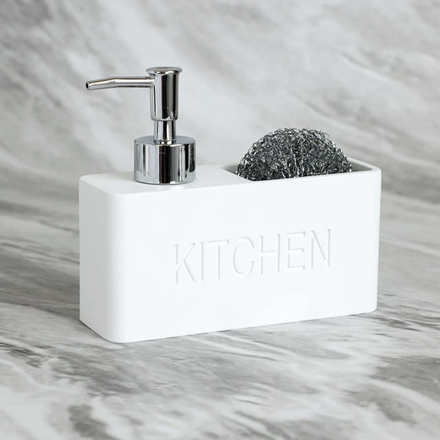 Dispensador de Jabón Líquido Macarena para cocina blanco