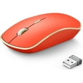 thumbnail image 1 of JOYACCESS 2.4G Slim Wireless Silent , Portable Wireless Computer  with 5 Adjustable DPI Levels, USB Mice for Desktop, Notebook, , Chromebook, PC (Green), 1 of 9