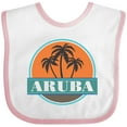 thumbnail image 3 of Inktastic Aruba Vacation Sunset Boys or Girls Baby Bib, 3 of 4