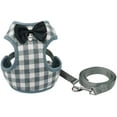 thumbnail image 2 of EverPet Small Dog Harness with Leash Set for Small Dogs and Cats,Grey Size S, 2 of 5