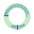 thumbnail image 1 of Cubierta del interruptor de encendido del coche Luminous Key Ring Hole Cover Sticker Abanopi Cubierta del interruptor, 1 of 7