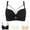 Black, variant on ALLLIST See Through Lingerie for Women Plus Size Underwire Underwear Push up Plian Black T-Shirt Womens Bras Size 34B