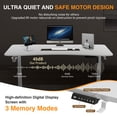 thumbnail image 5 of LSAMA Standing Desk, Whole Piece, with Electric Standing Desk, 55 x 24 Inches, White, 5 of 8
