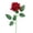 Red, variant on Fule Artificial Velvet Rose Flower, Ngxiha Velvet Single Roses Fake Rose Rose Decor Flower Centerpiece Arrangement in Vase Rose Decor Flower for Wedding Outdoor & Home Decoration