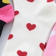 thumbnail image 4 of Versión coreana de otoño e invierno de los calcetines de marea de tubo largo de amor coloridos de red roja para hombres y mujeres, medias de estilo universitario coreano de payaso, 4 of 6