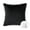 Black, variant on Phantoscope Velvet Series Pom Pom Square Decorative Throw Pillow, 20" x 20", Navy, 1 Pack