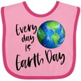 thumbnail image 3 of Inktastic Every Day is Earth Day Boys or Girls Baby Bib, 3 of 4