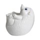 thumbnail image 5 of Maceta de flores en forma de animal mesa de figura decorativa novedad decorativa de cerámica maceta de cerámica para el estante de café espacio Hedgehog White, 5 of 8