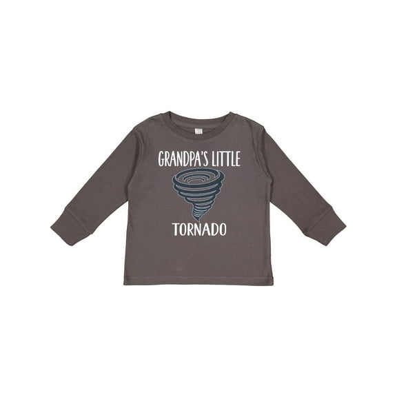 Inktastic Grandpas Little Tornado Boys Grandson Boys Long Sleeve Toddler T-Shirt