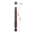 thumbnail image 1 of 65mm H1.5-H6 Alloy Steel Magnetic Hex Head Screwdriver Bits Screw Driver Tools, 1 of 7