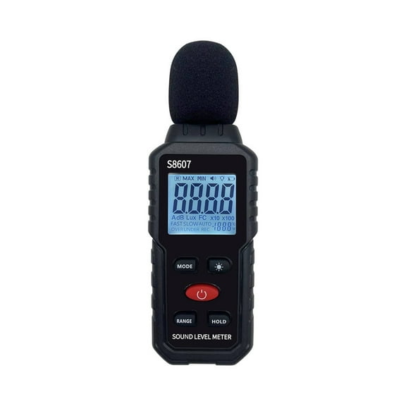 GJX Decibel Meter Easy to Use User-Friendly Sound Level Meter for Home Use Monitors Environmental Noise Sound Decibel Meter