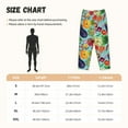 thumbnail image 2 of Salouo Vegetable Print Women's Pajama Pants Casual Loose Sweatpants PJs Flowy Pants Drawstring Palazzo for Women Wide Leg Pants Lounge Pajama -X-Large, 2 of 8